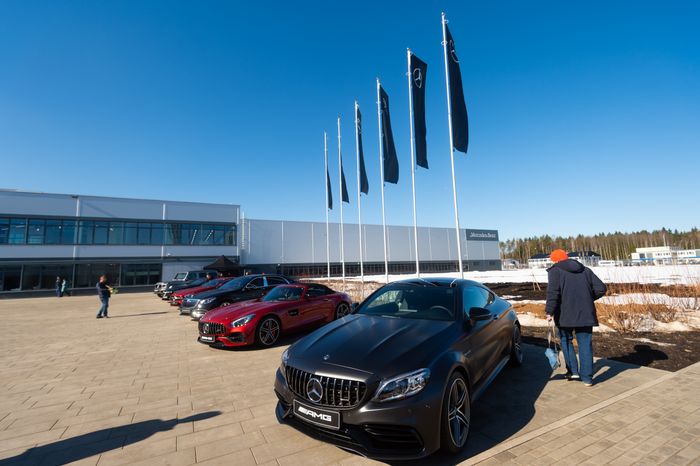 Открытие автомобильного завода Mercedes‑Benz в Подмосковье