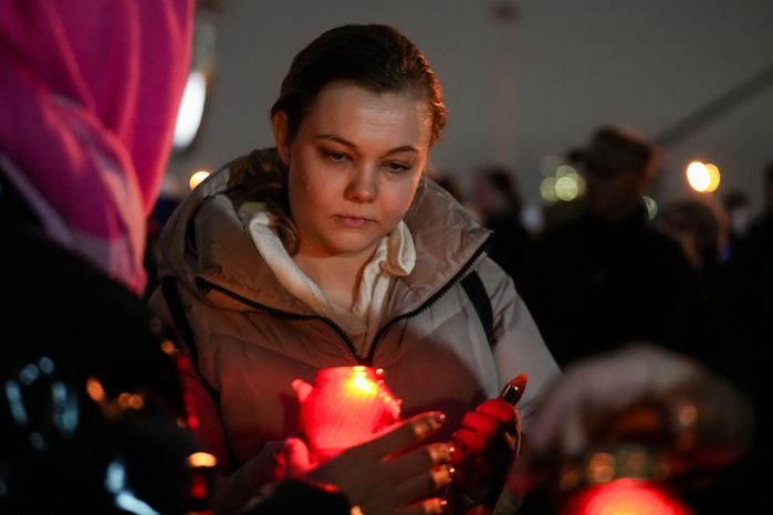 Акция памяти «Журавли» прошла на девятый день после теракта в "Крокус Сити Холле"