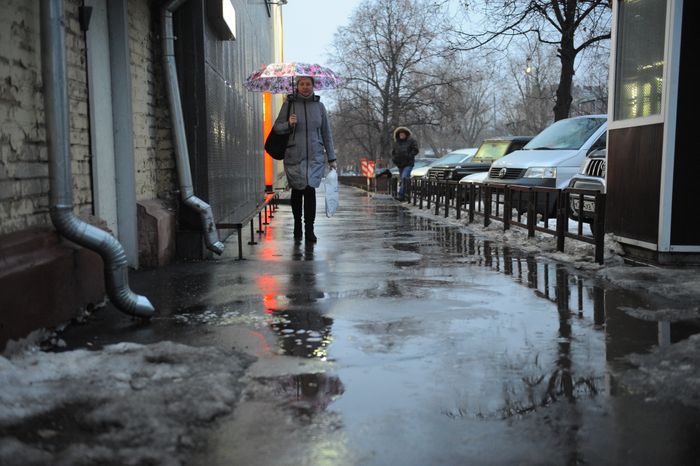 Дождь в Москве