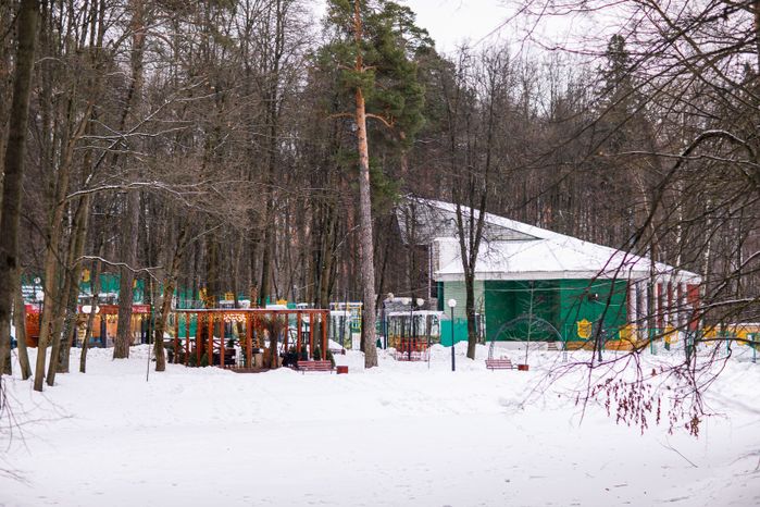 Красногорский городской парк зимой