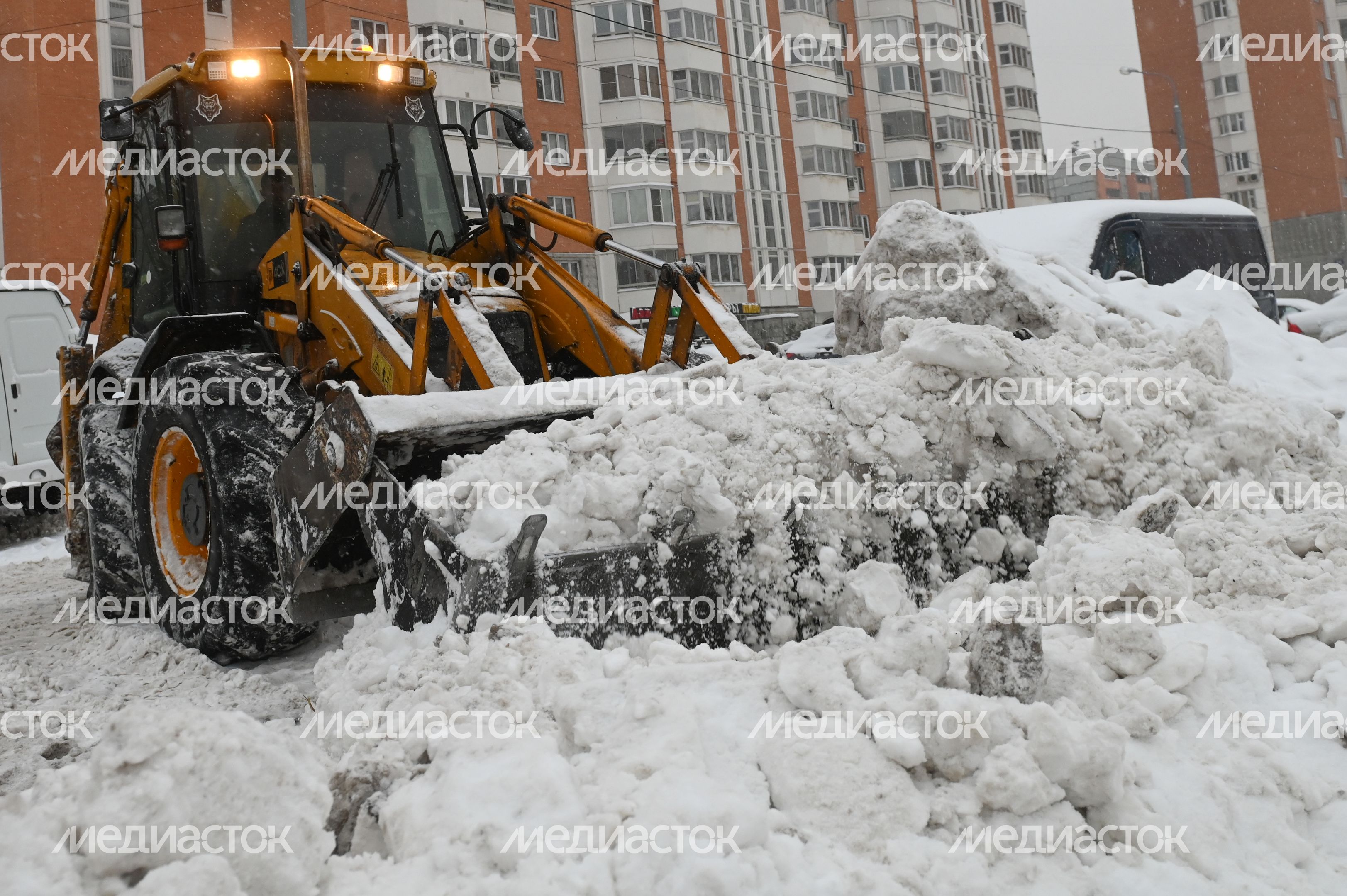 Снегопад в Люберцах