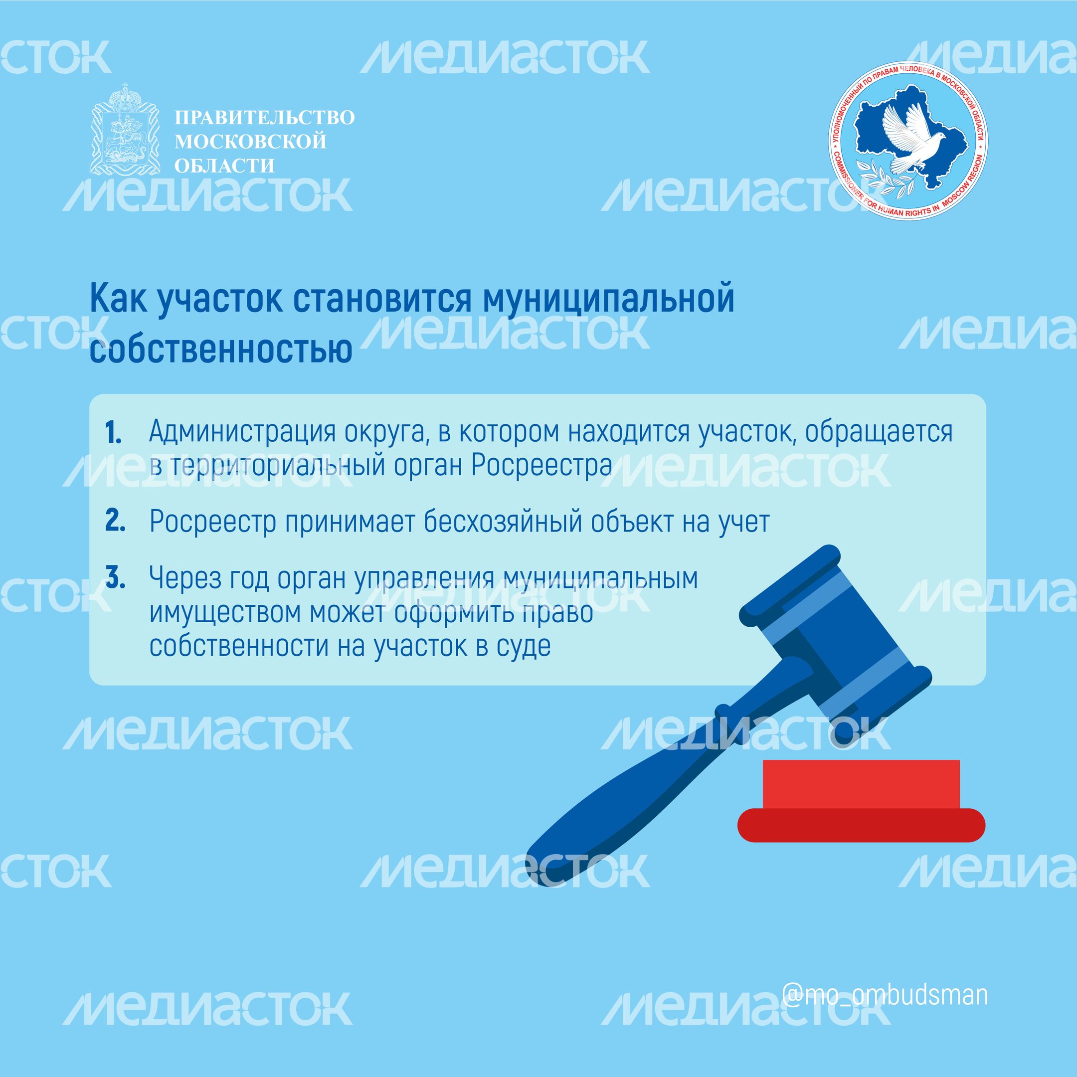 Право на бесхозяйный участок квадрат 02