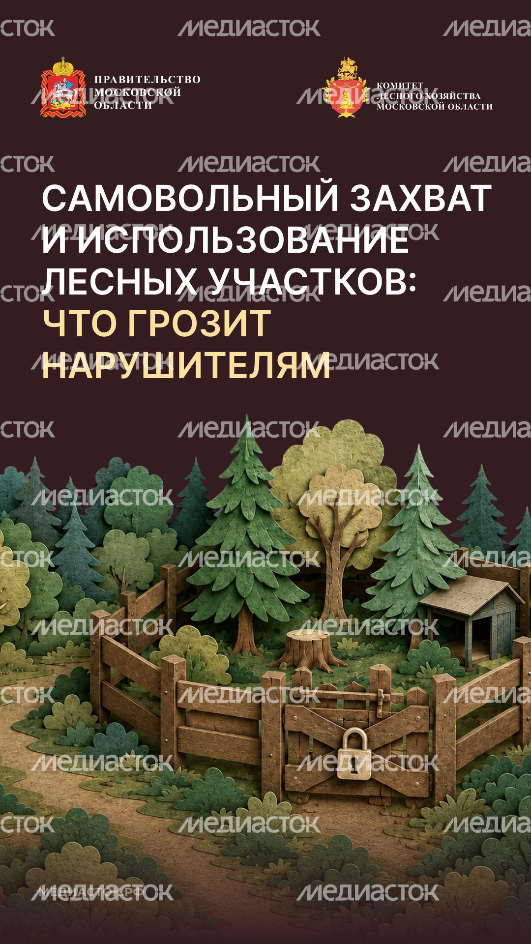 Самовольный захват и использование лесных участков вертикаль 01