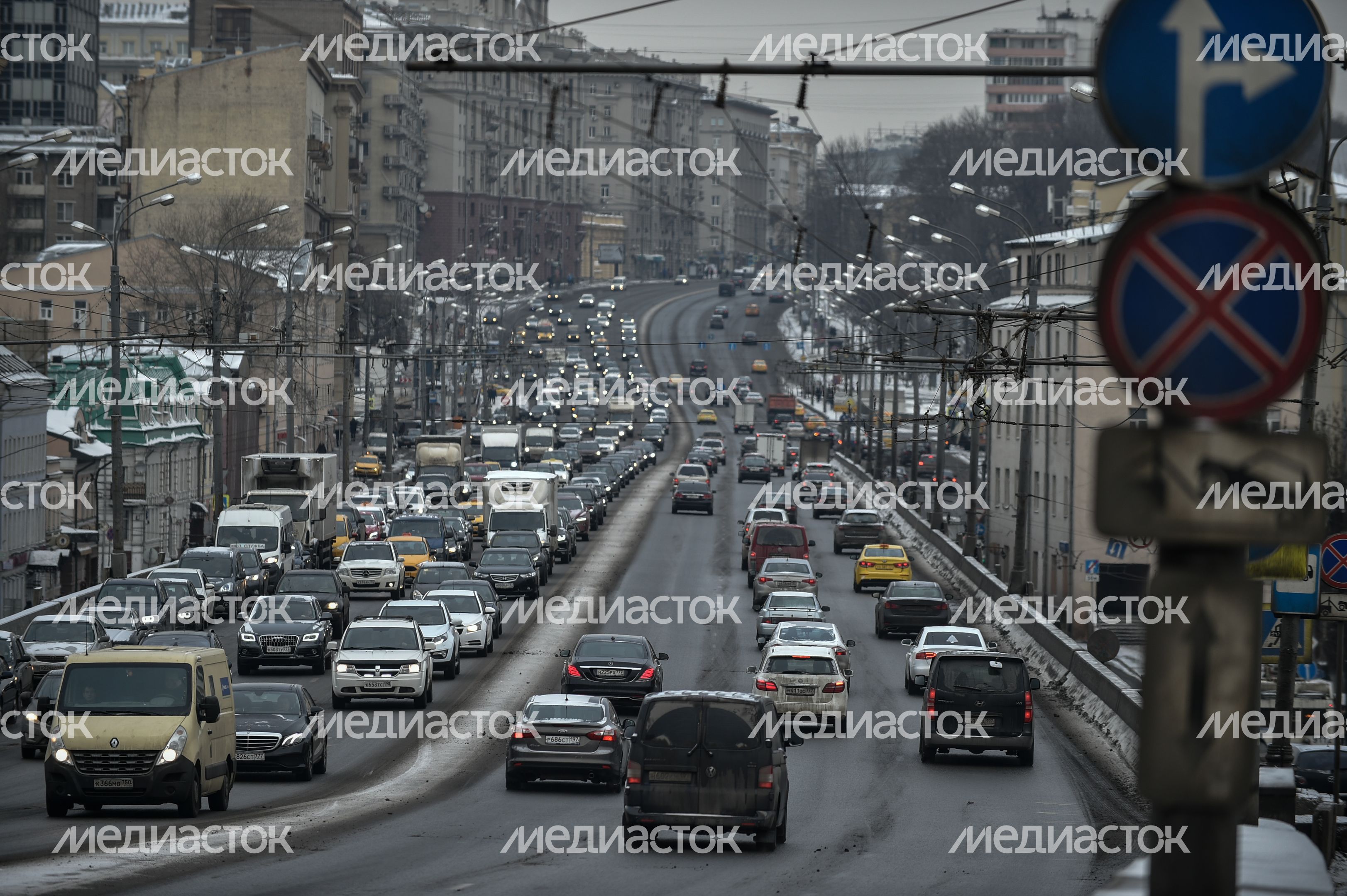 Дорожная ситуация в Москве