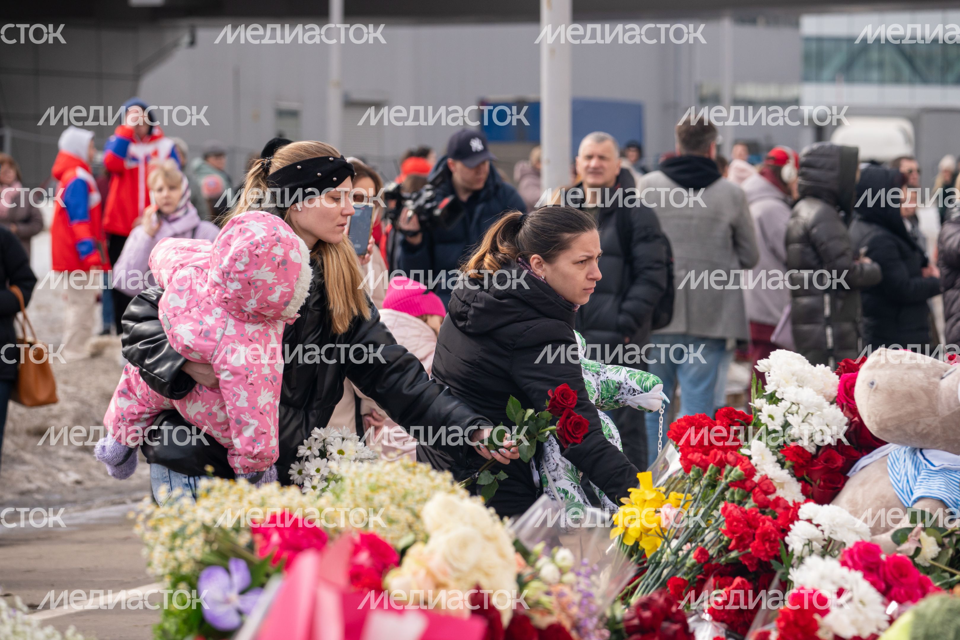 Мемориал памяти погибших в «Крокус Сити Холле» в Красногорске