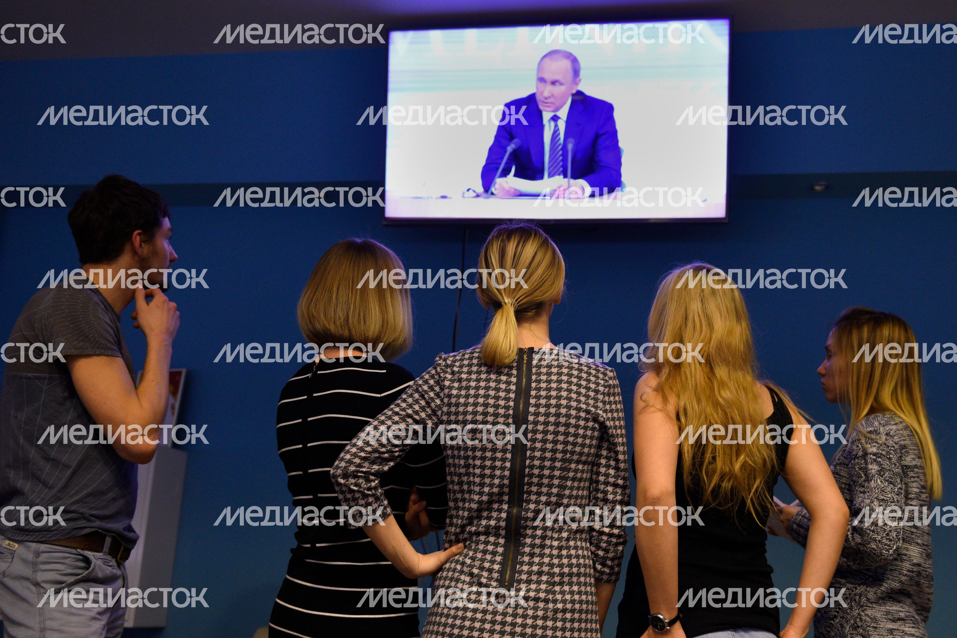 Трансляция большой пресс-конференции В. Путина