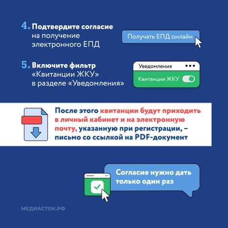 Как перейти на электронную квитанцию ЖКУ квадрат 05