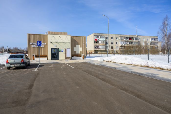 Новый фельдшерский здравпункт в селе Лелечи округа Егорьевск