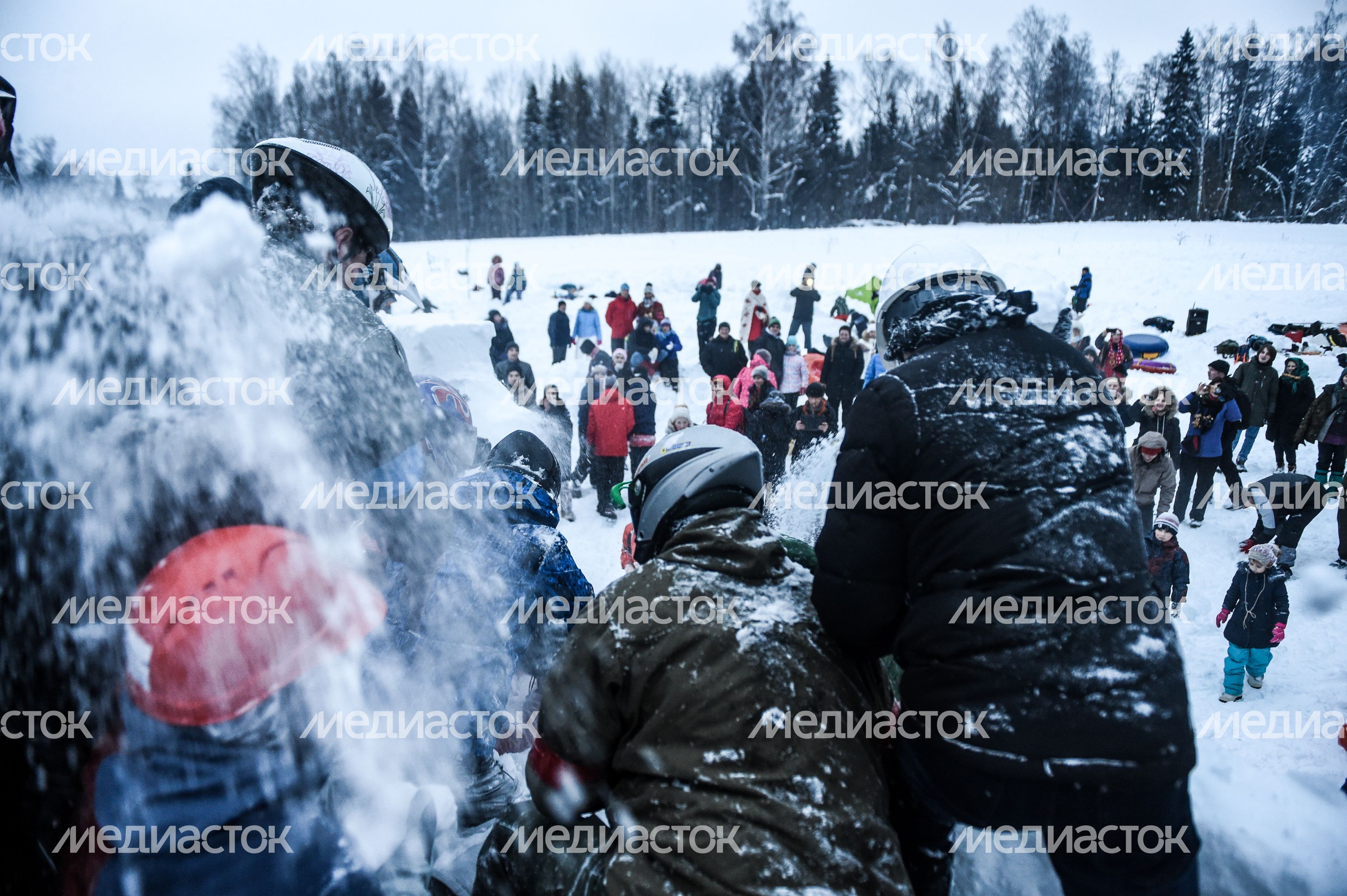 Празднование Масленицы в Копнино