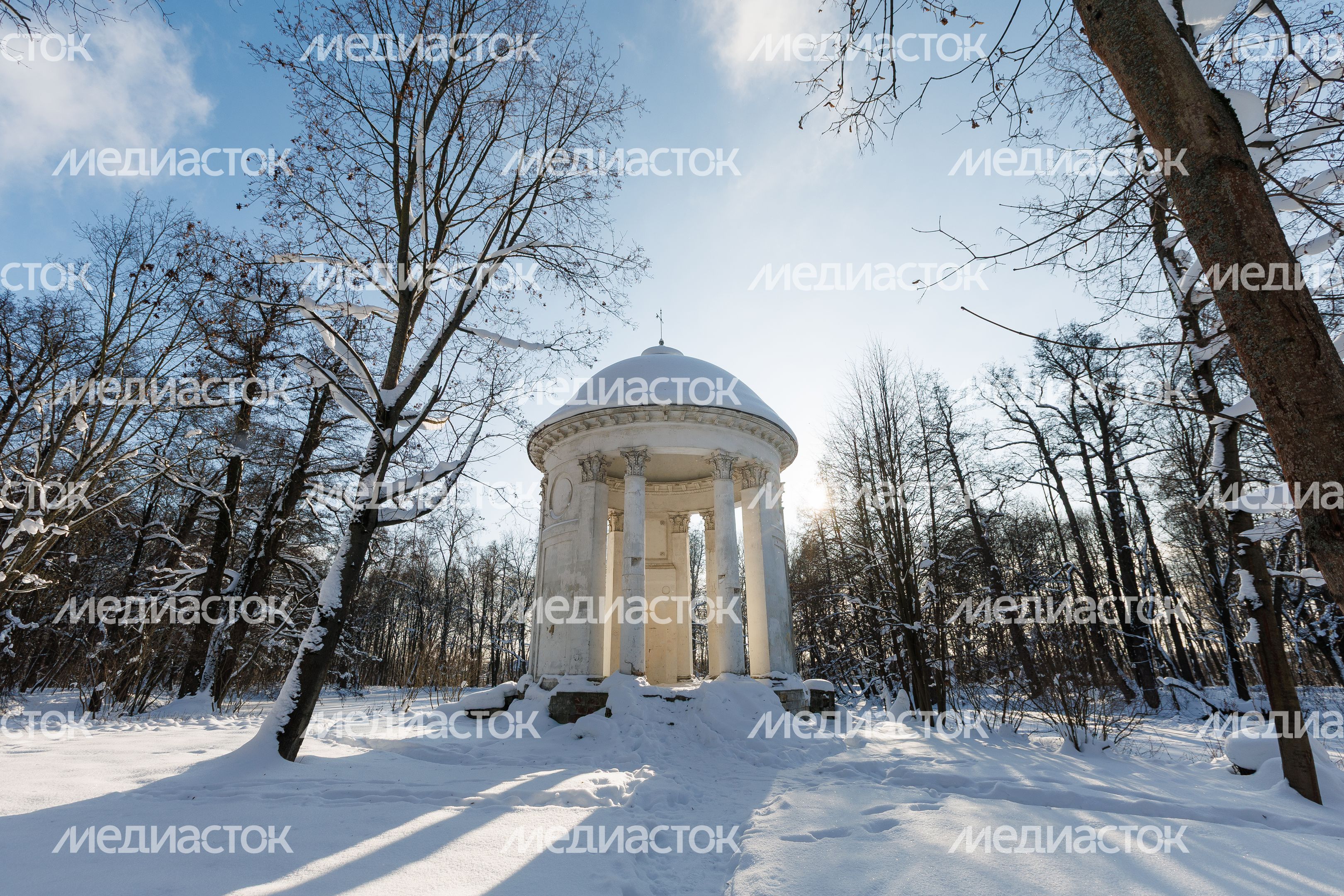 Зима в усадьбе Быково в Раменском Зима в усадьбе Быково в Раменском