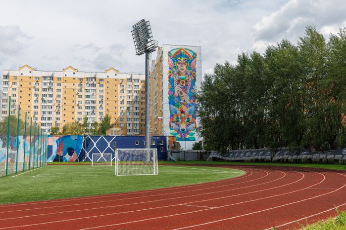 Муралы в Железнодорожном, Балашиха