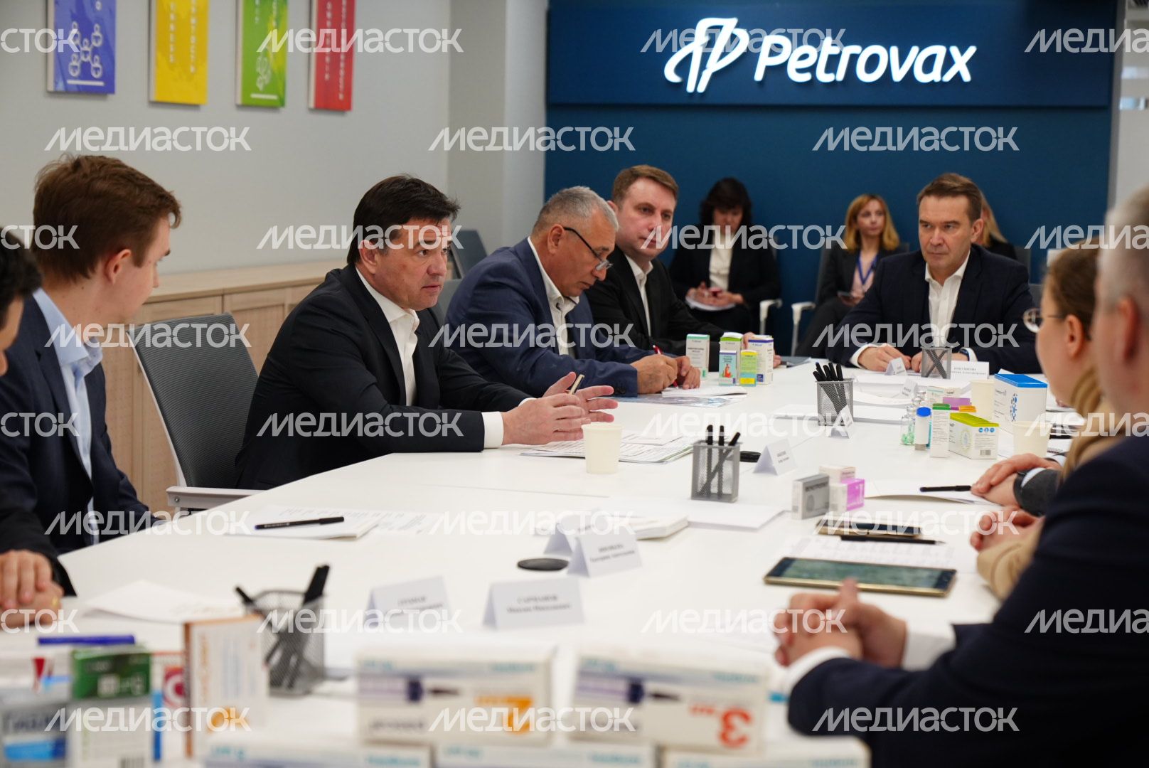Встреча губернатора с фармпроизводителями Подмосковья