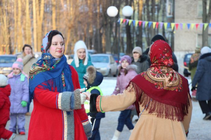 Празднование Масленицы в Долгопрудном