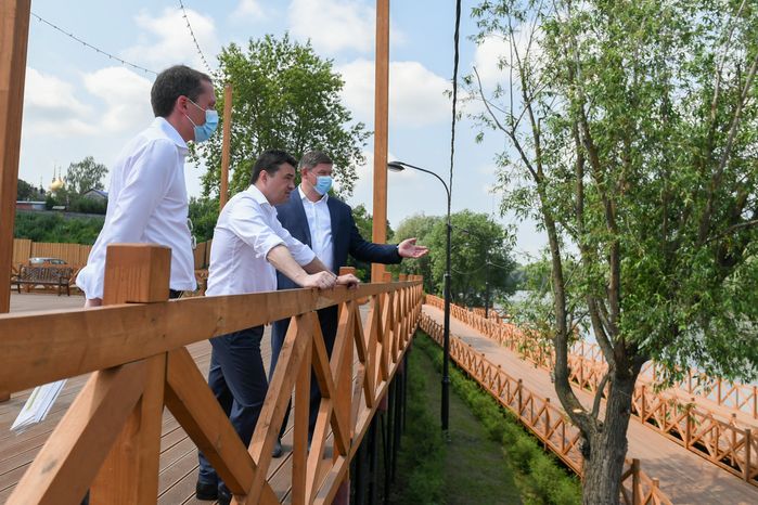 Рабочий визит губернатора Подмосковья в Коломенский городской округ