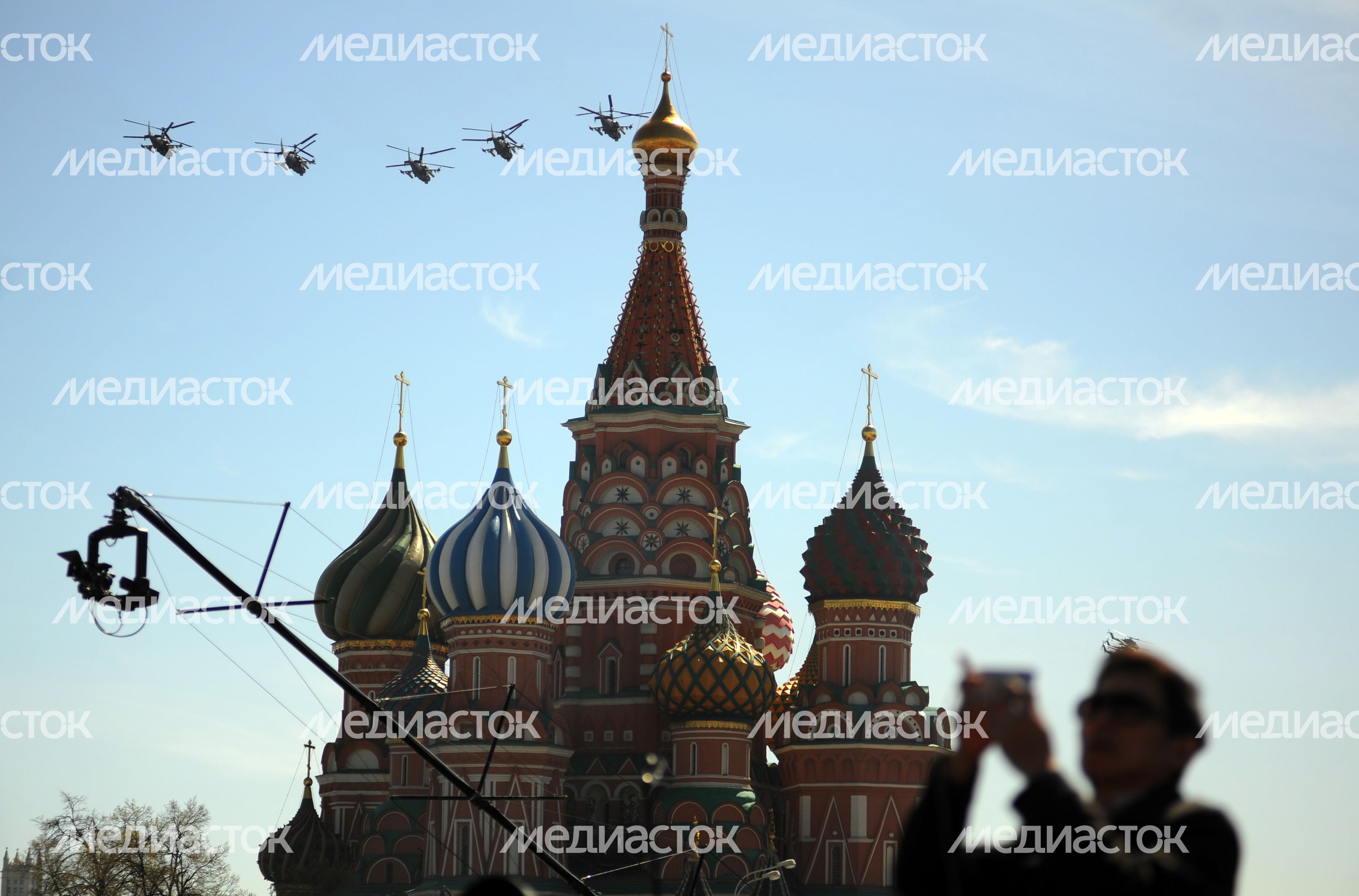 Генеральная репетиция парада Победы на Красной площади
