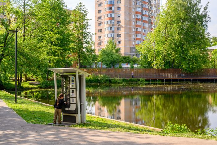 Лето в парке культуры и отдыха «Свердловский» в поселке Свердловский округа Лосино-Петровский