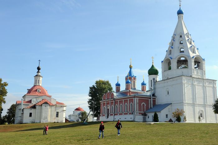 Вид на Соборную площадь в Коломне