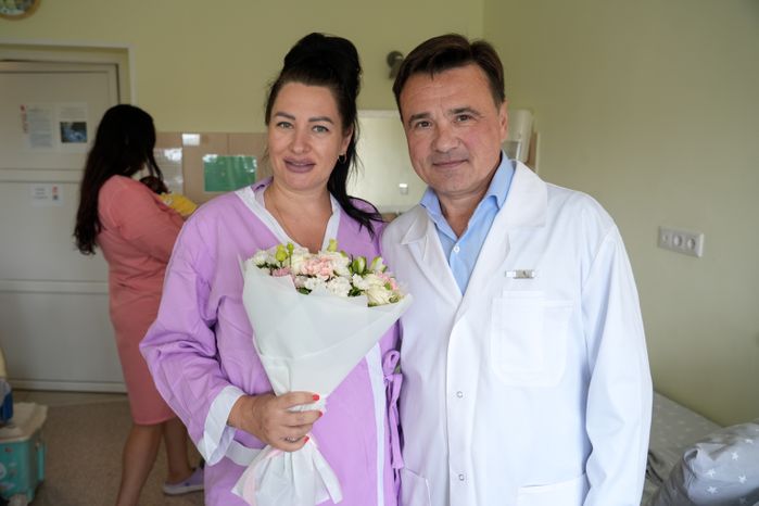 Андрей Воробьев дал старт строительству нового корпуса Видновского перинатального центра