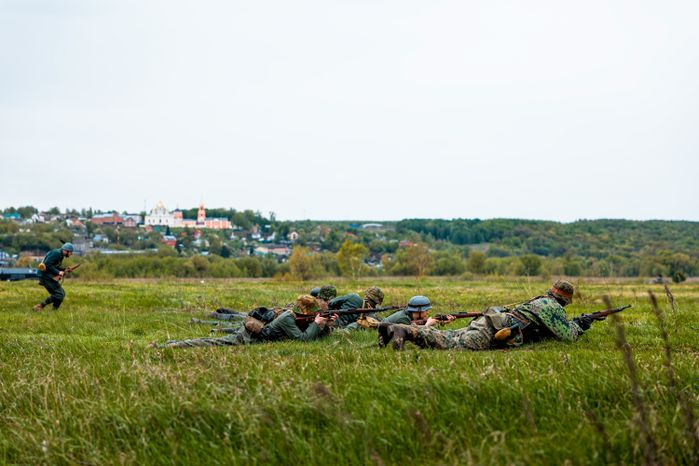 XIX Военно-исторический фестиваль "Огненная дуга" в Ступино