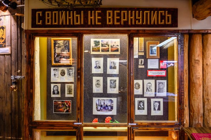 Экспозиция «Лопасненцы сражались за Родину» в Музее памяти Лопасненского края