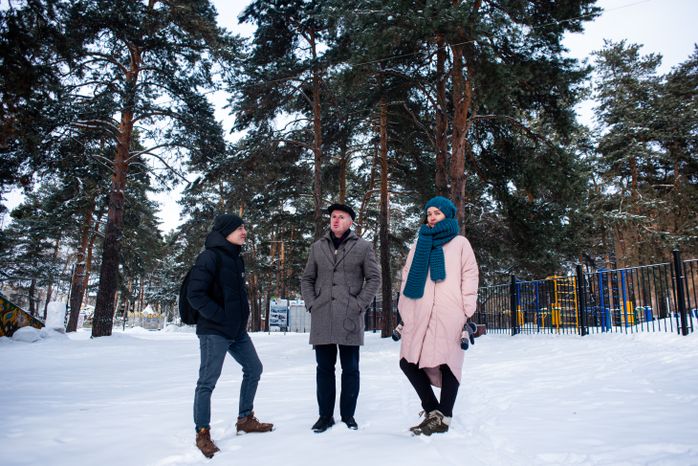 Зимние виды города Жуковский