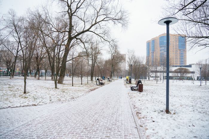 Реутов. Парк культуры и отдыха «Центральный парк». Зима