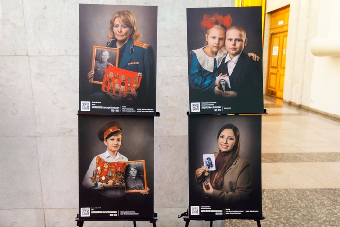 Фотовыставка патриотического проекта «Китель Победы» в Музее Победы