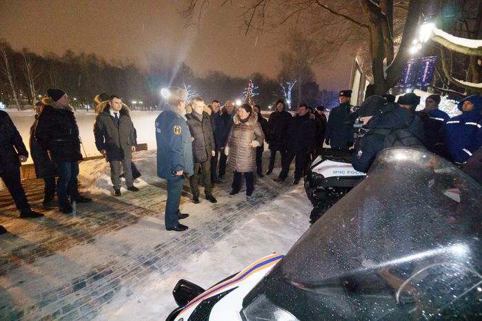 Проверка готовности купели на Ивановских прудах к крещенским купаниям
