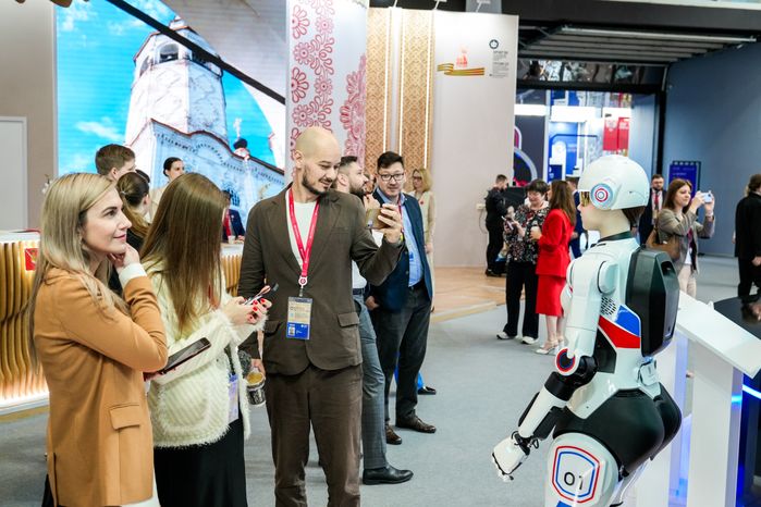 Стенд Подмосковья на Петербургском международном экономическом форуме