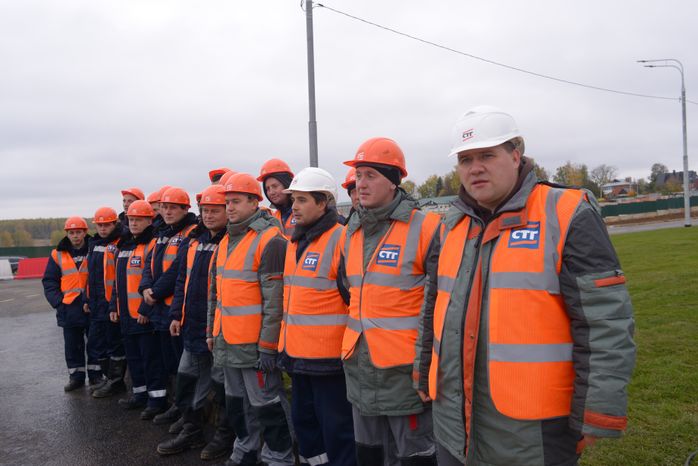 Открытие движения по путепроводу в Одинцовском районе