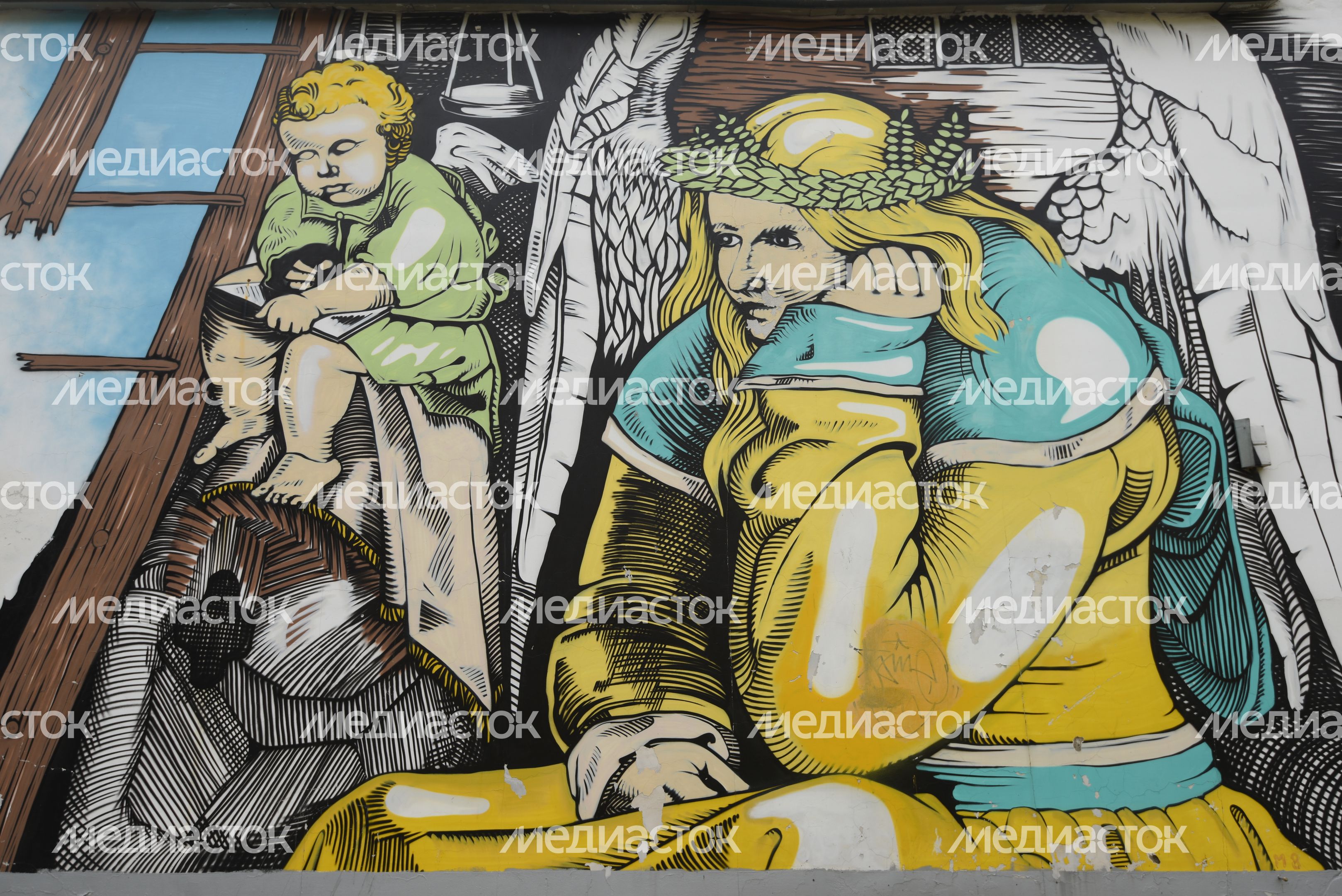 Граффити на улицах Москвы