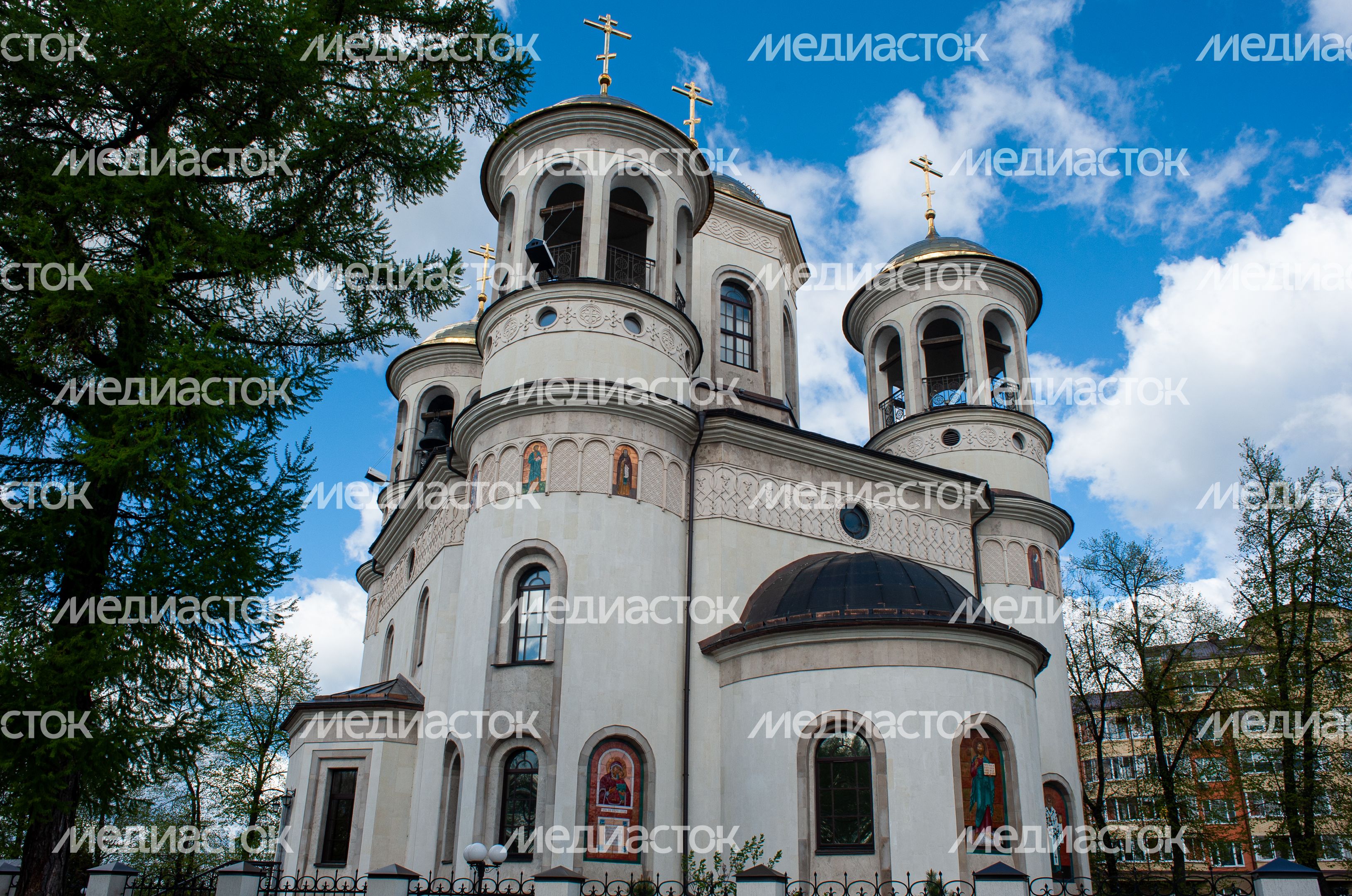 Летние виды города Звенигород