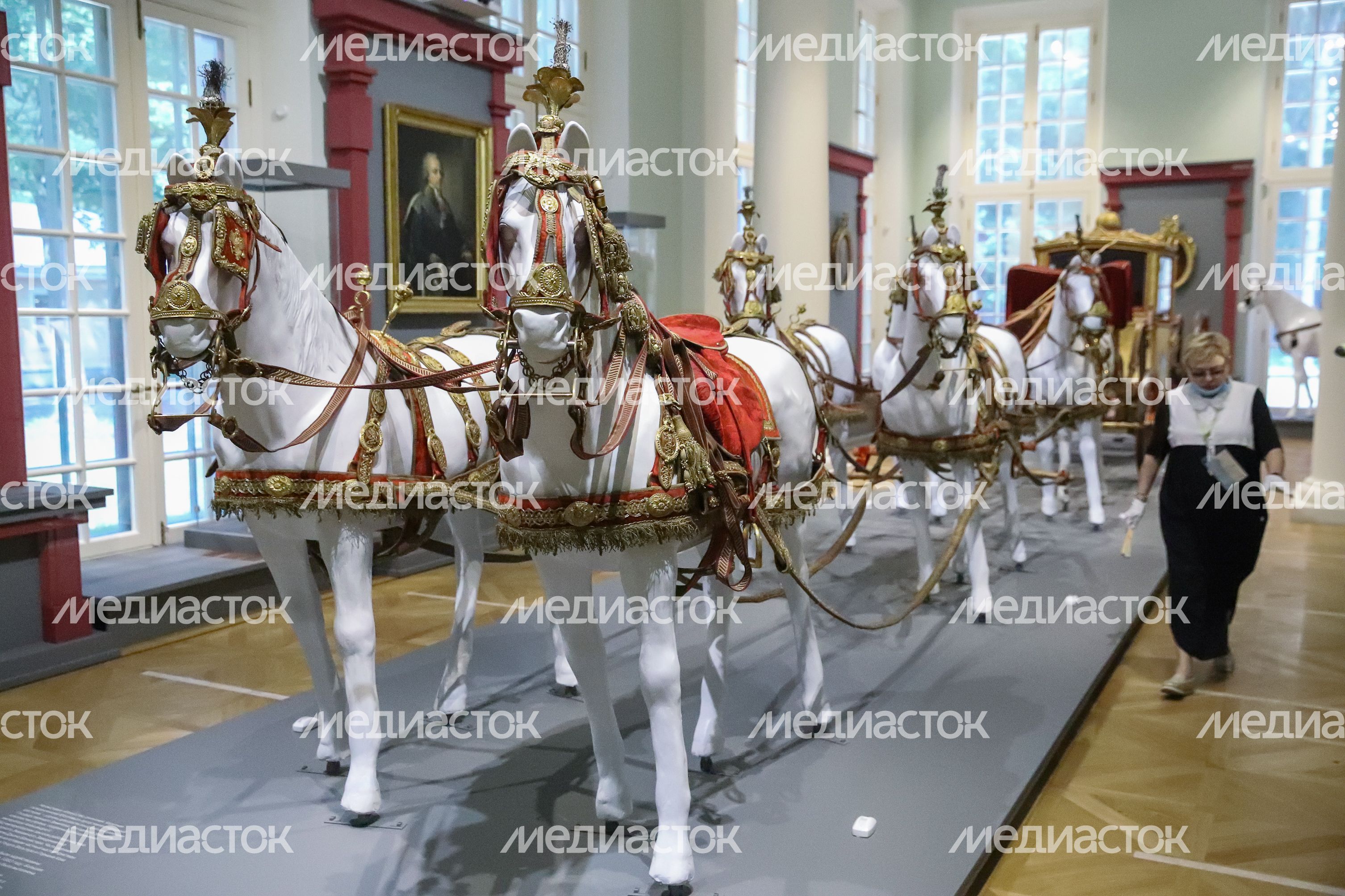 Проверка губернатором Подмосковья готовности музея-усадьбы «Архангельское» к открытию летнего сезона