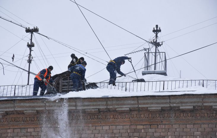 Снегопад в Московском регионе, 18.01.2018