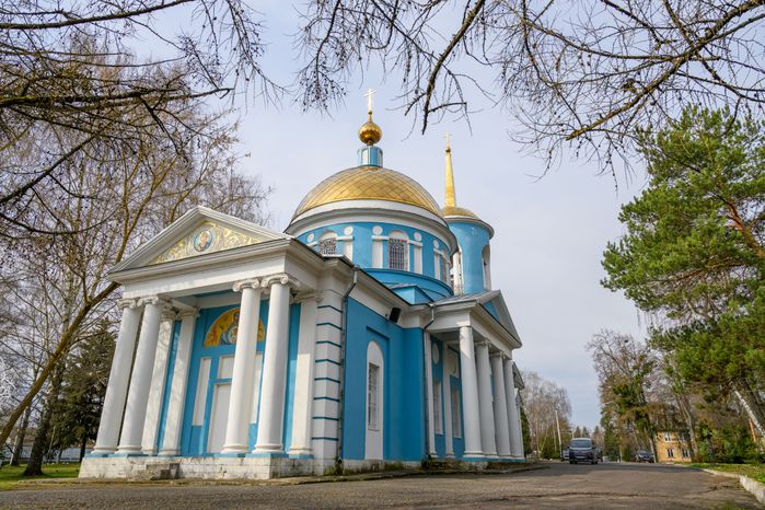 Знаменский храм в селе Непецино округа Коломна