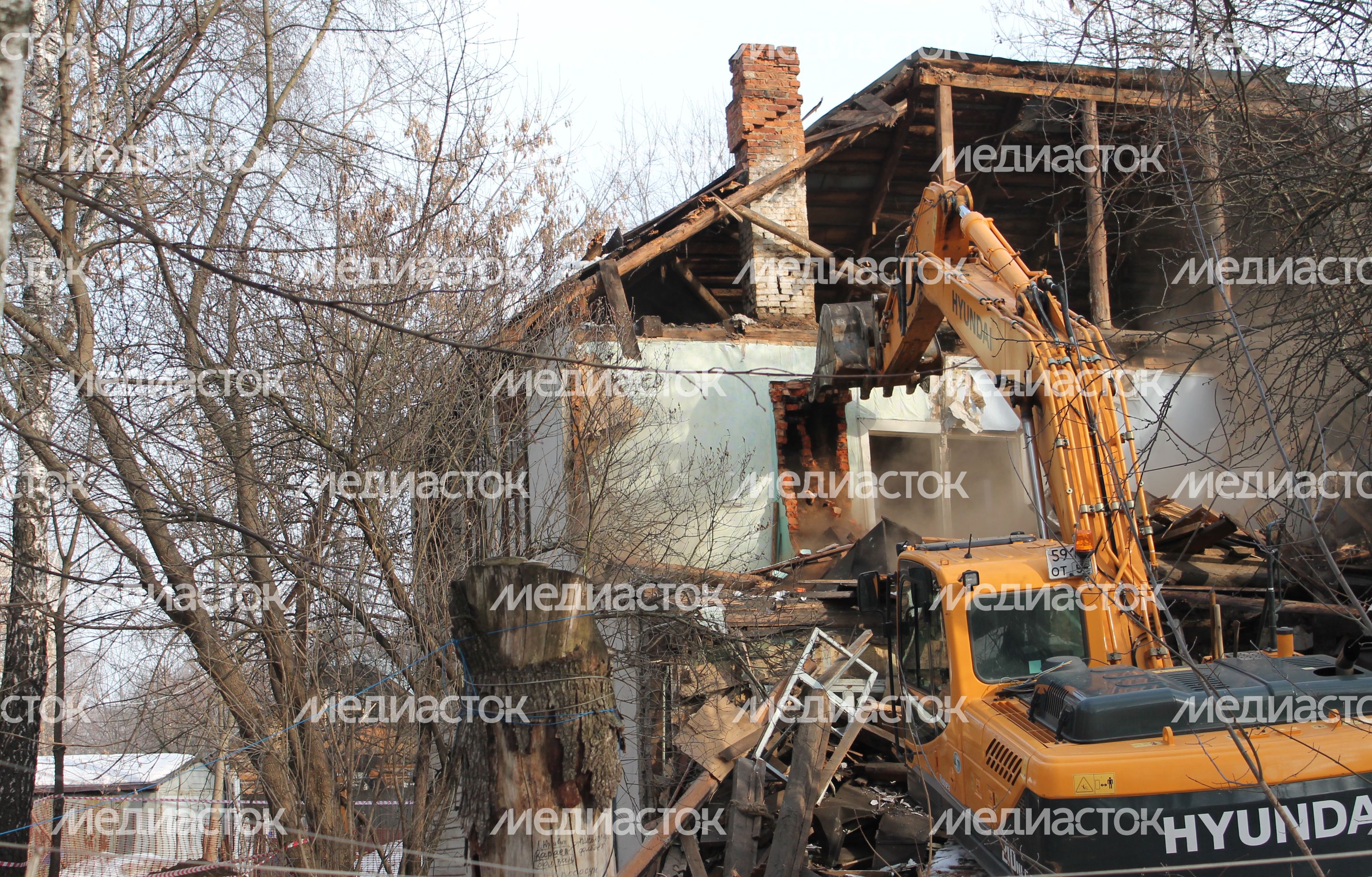 Снос ветхого жилья в Королеве