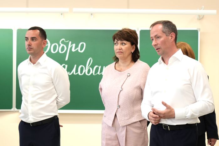 Роман Терюшков проверил готовность воспитательно-образовательного комплекса в Котельниках