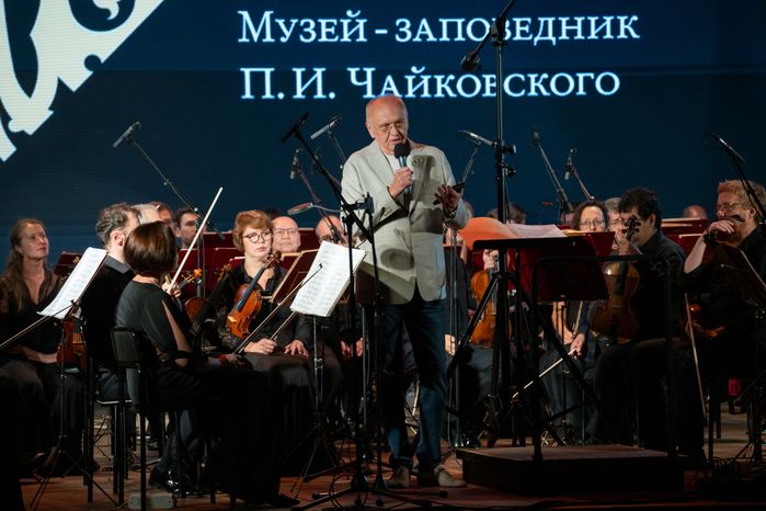 Директор музея-заповеднике П.И. Чайковского Игорь Корнилов на на открытии музыкального сезона в Клину