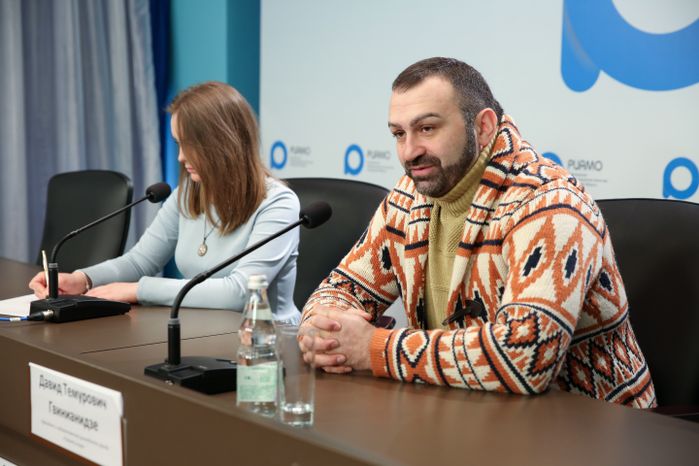 Пресс-конференция Давида Гвинианидзе в РИАМО