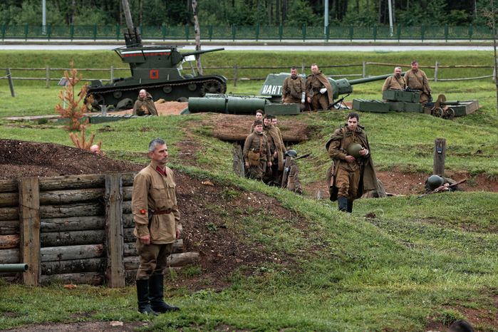 Военно-историческая реконструкция «Первый день войны» у Главного храма ВС РФ в День памяти и скорби
