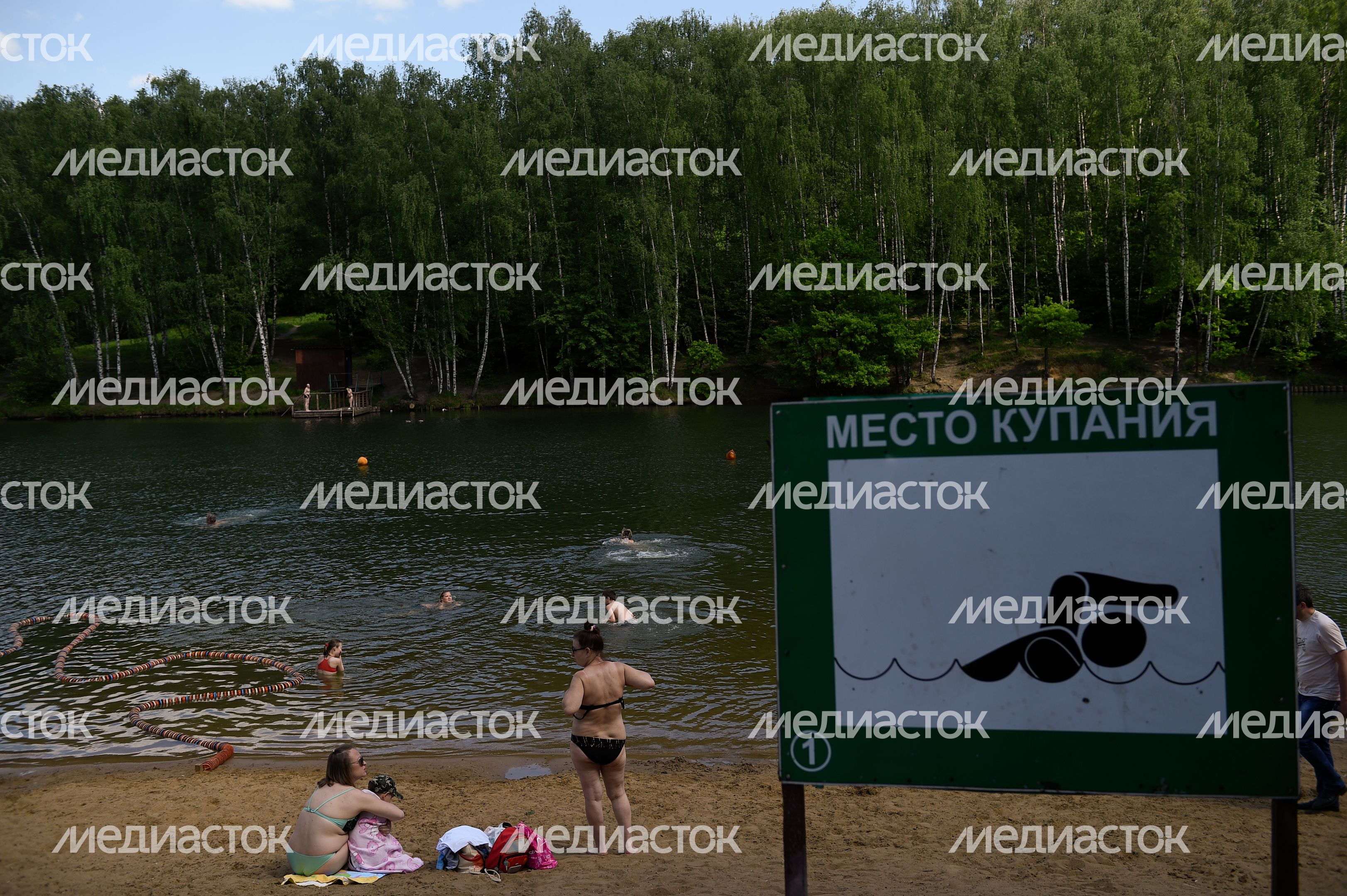 Начало купального сезона в Москве