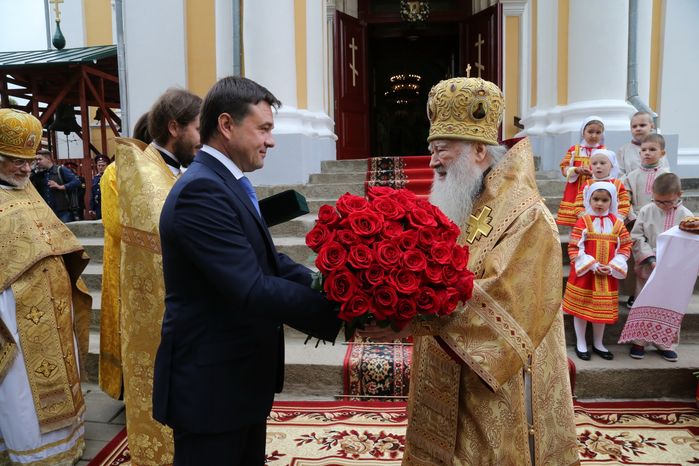 Губернатор Подмосковья Андрей Воробьев посетил Зарайск