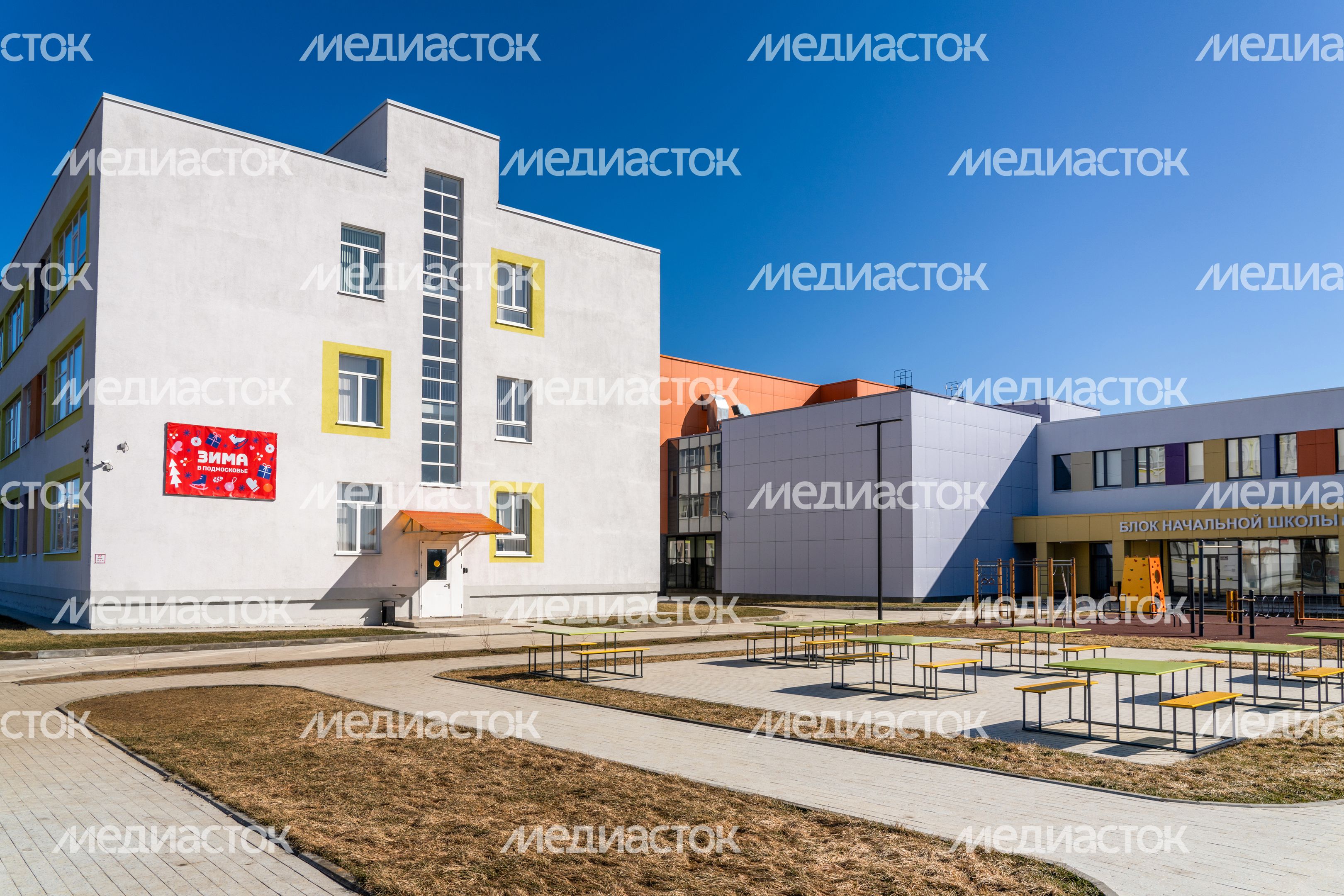 Новый учебный корпус Верзиловской школы в округе Ступино Новый учебный корпус Верзиловской школы в округе Ступино
