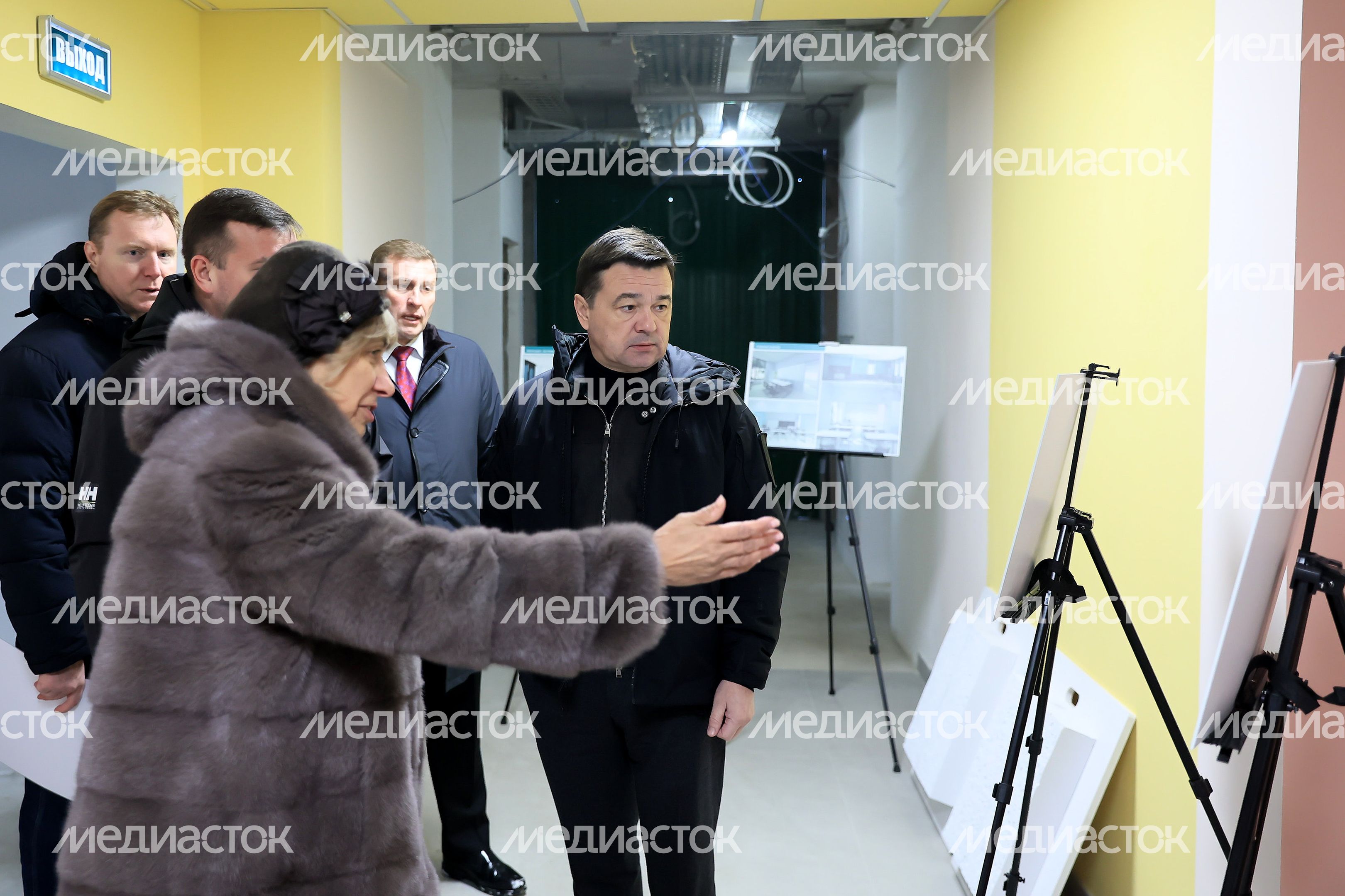 Проверка хода работ в будущем кампусе для проживания и детском технопарке на базе Физтех-лицея им. П.Л. Капицы Губернатором Подмосковья