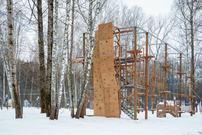 Кашира. Городской парк. Зима