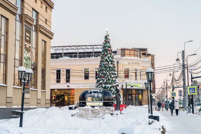 Зимние виды Звенигорода
