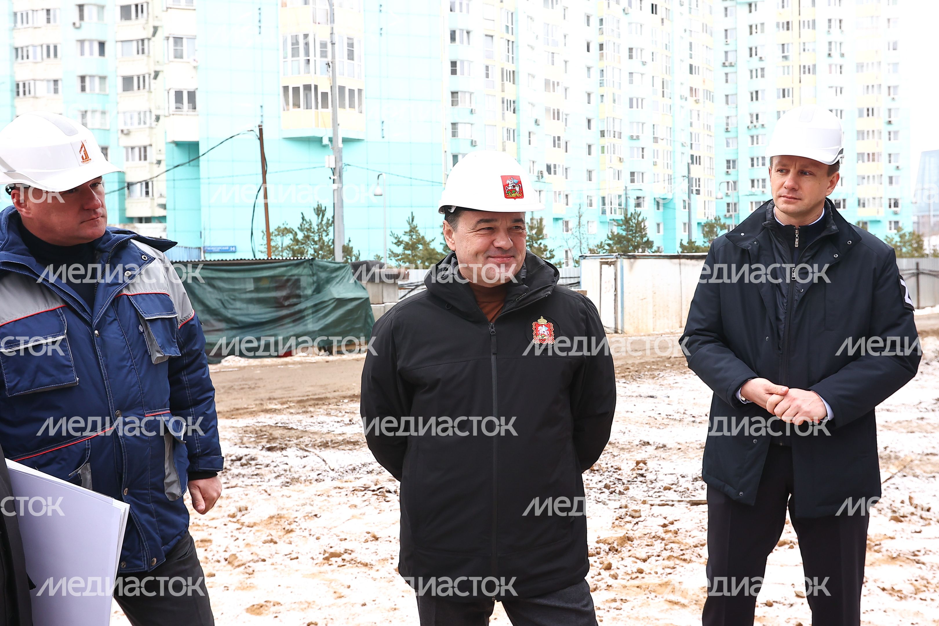 Проверка губернатором образовательного комлекса в Красногорске​