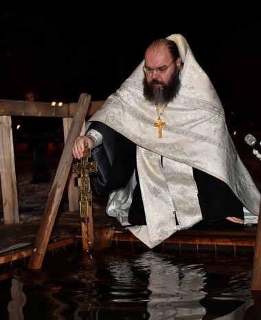 Освещение проруби в Люберцах