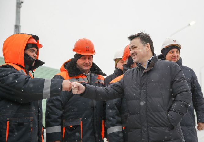 Открытие движения по новому путепроводу через пути Белорусского направления МЖД у платформы Жаворонки Одинцовского городского округа