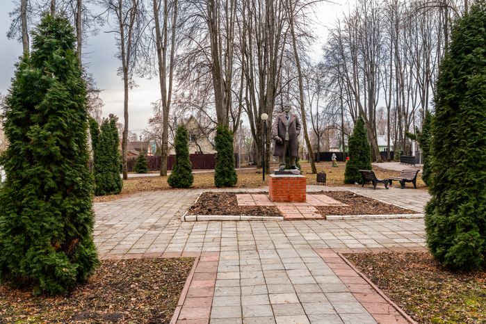 Центральный парк в селе Осташево Волоколамского округа